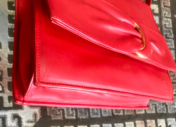 Leather clutch bag Red Valentino Garavani Beige in Leather - 12760962