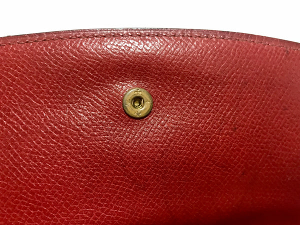 Hermès Massai Red Leather Handbag — Mia Luxury Vintage