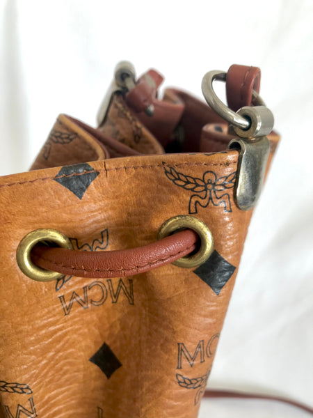 Vintage MCM brown monogram small hobo bucket bag. mini purse. Made in –  eNdApPi ***where you can find your favorite designer vintages..authentic,  affordable, and lovable.