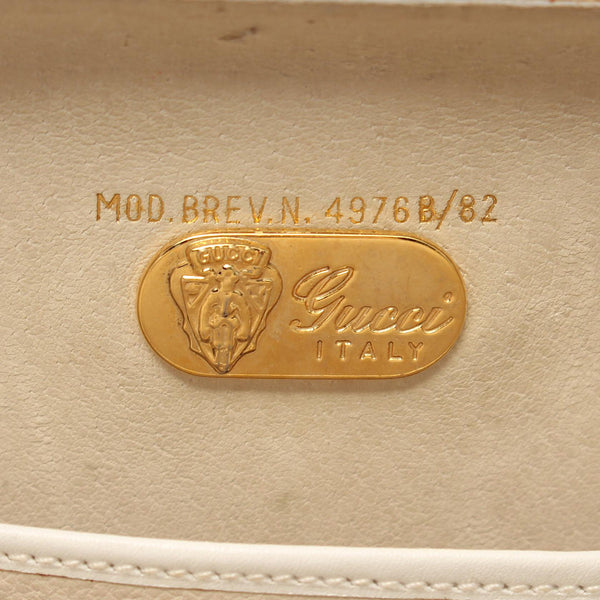 1980s. Vintage Gucci cream color hard clutch bag style shoulder bag wi –  eNdApPi ***where you can find your favorite designer  vintages..authentic, affordable, and lovable.