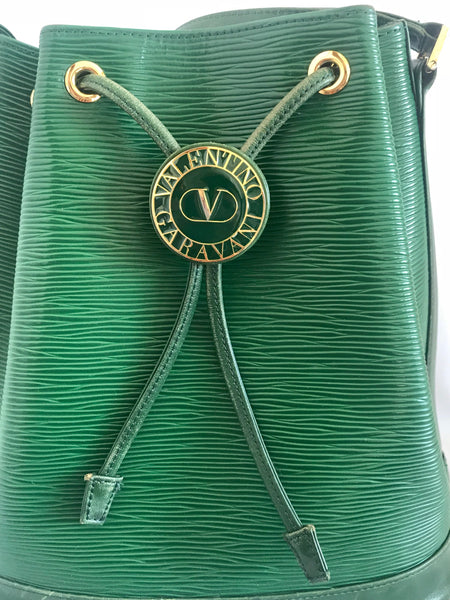 Vintage Valentino Garavani green epi leather bucket NOE style shoulder –  eNdApPi ***where you can find your favorite designer  vintages..authentic, affordable, and lovable.