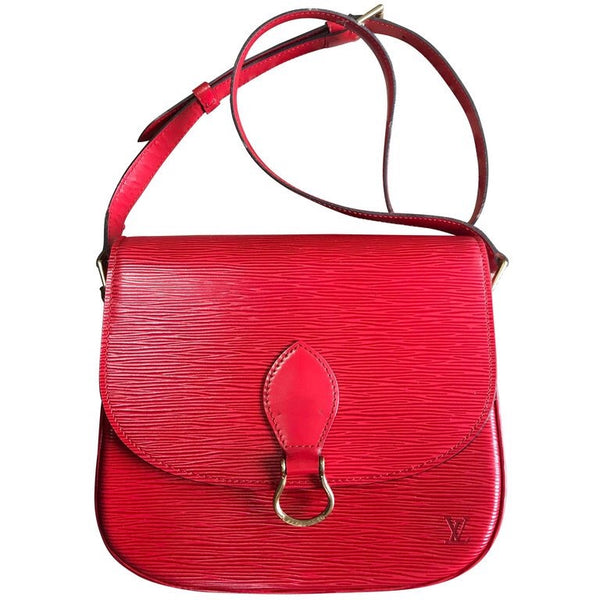 Louis Vuitton Red Epi Leather St. Cloud PM Crossbody Bag with epi