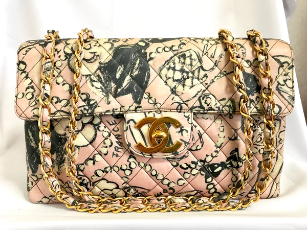 Vintage Chanel Pink Tweed Chain Bag – Treasures of NYC