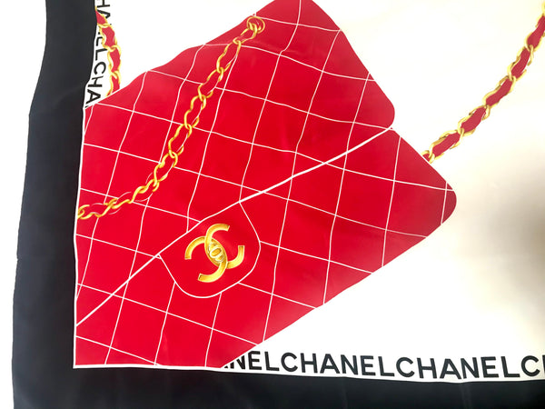 Chanel Vintage - Gem Printed Silk Scarf - Red - Silk Foulard - Luxury High  Quality - Avvenice