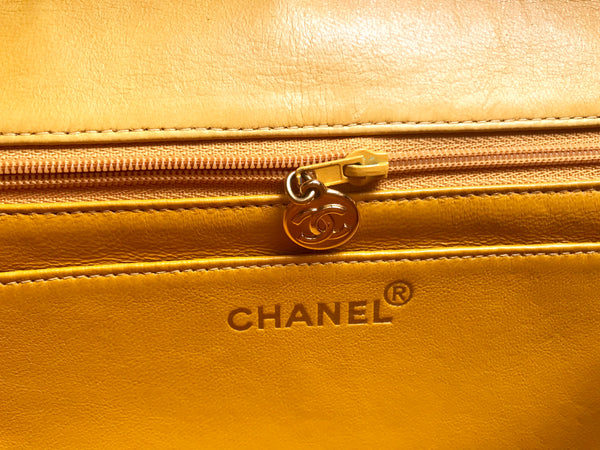 Vintage Chanel classic 2.55 rare yellow color soft lamb leather chain –  eNdApPi ***where you can find your favorite designer vintages..authentic,  affordable, and lovable.