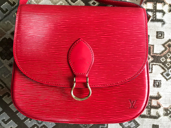 Louis Vuitton epi red leather French Purse wallet – My