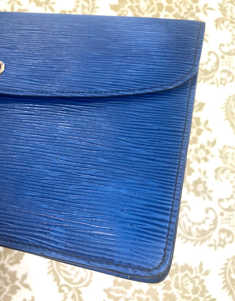Louis Vuitton Vintage - Epi Pouch - Blue - Leather and Epi Leather Pouch -  Luxury High Quality - Avvenice