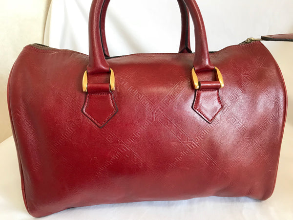 Vintage Yves Saint Laurent red brown handbag , mini duffle bag. Classi –  eNdApPi ***where you can find your favorite designer  vintages..authentic, affordable, and lovable.