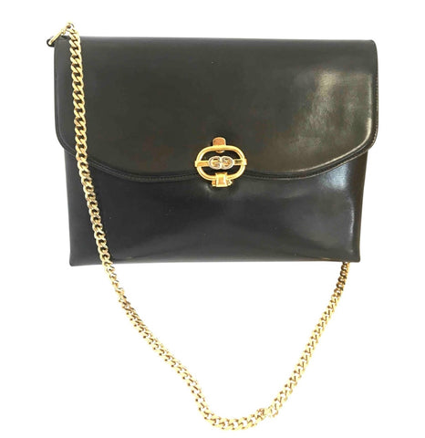 80's Vintage Gucci dark brown leather classic shoulder bag with 2 gold –  eNdApPi ***where you can find your favorite designer  vintages..authentic, affordable, and lovable.