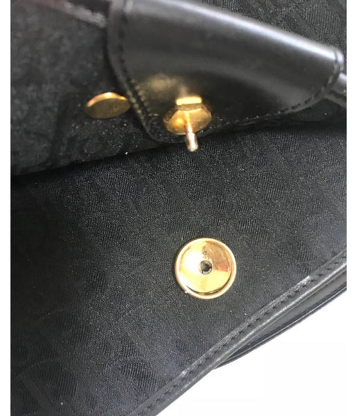 Vintage Christian Dior black logo jacquard shoulder bag, clutch bag wi –  eNdApPi ***where you can find your favorite designer  vintages..authentic, affordable, and lovable.
