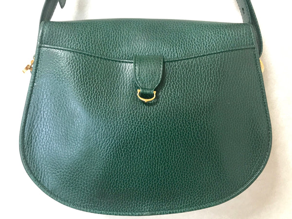 Longchamp Handbag HOBO Bag Auth Green Purse Shopper Rare
