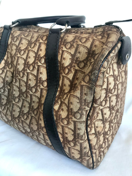 70's vintage Christian Dior brown trotter jacquard handbag. ECLAIR zip –  eNdApPi ***where you can find your favorite designer  vintages..authentic, affordable, and lovable.