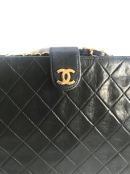 Vintage CHANEL black leather diary book design 2.55 flap shoulder bag –  eNdApPi ***where you can find your favorite designer  vintages..authentic, affordable, and lovable.