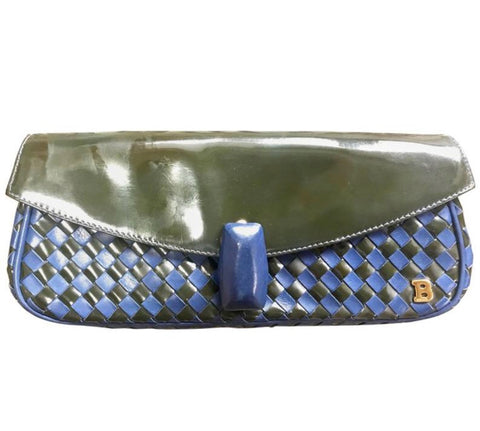 Vintage BALLY genuine blue ostrich leather shoulder bag with gathered –  eNdApPi ***where you can find your favorite designer  vintages..authentic, affordable, and lovable.