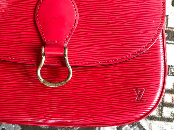 Louis Vuitton 2009 Red Epi Pochette · INTO