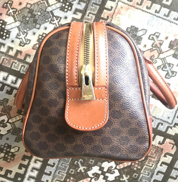 Vintage CELINE mini duffle bag, speedy style handbag with macadam blai –  eNdApPi ***where you can find your favorite designer  vintages..authentic, affordable, and lovable.