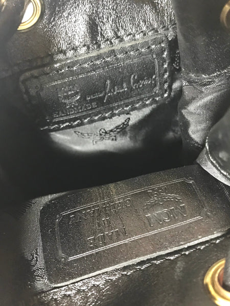 MCM Vintage Leather Bucket Bag - Black Bucket Bags, Handbags - W3029824