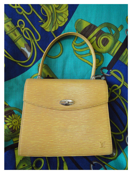Louis Vuitton Vintage Epi Malesherbes Bag - Yellow Handle Bags, Handbags -  LOU318385