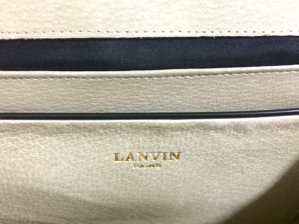 Vintage Lanvin navy suede leather clutch shoulder bag with LL prints a –  eNdApPi ***where you can find your favorite designer  vintages..authentic, affordable, and lovable.