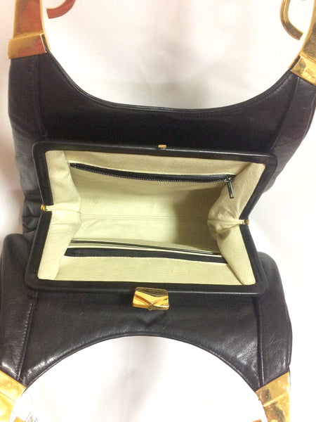 Vintage Lanvin navy suede leather clutch shoulder bag with LL prints a –  eNdApPi ***where you can find your favorite designer  vintages..authentic, affordable, and lovable.