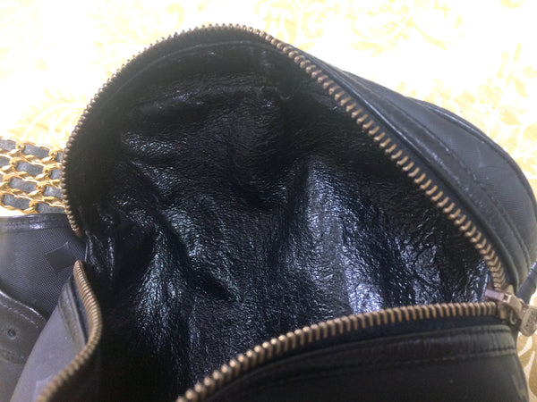 MCM Black Monogram Visetos Leather Embossed Bum Bag Fanny Pack ref.322361 -  Joli Closet