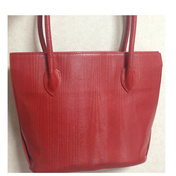 MCM Tote in Red