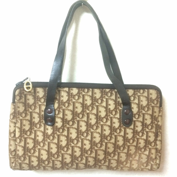 70's vintage Christian Dior brown trotter jacquard handbag with the CD –  eNdApPi ***where you can find your favorite designer  vintages..authentic, affordable, and lovable.