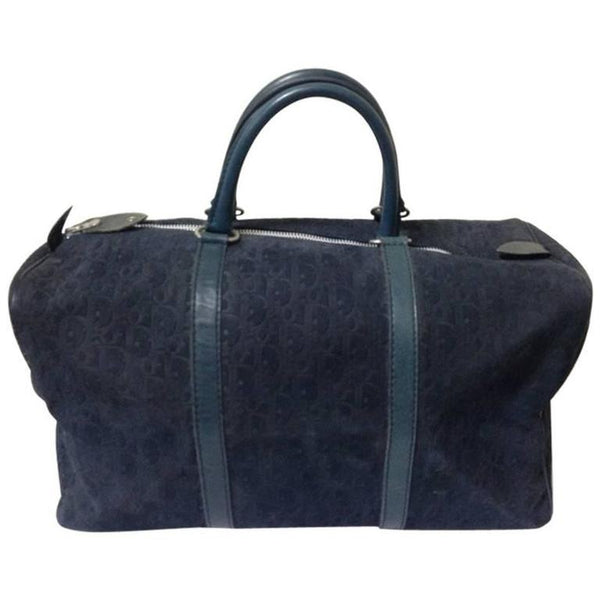 80's vintage Christian Dior Bagages navy genuine suede leather travel –  eNdApPi ***where you can find your favorite designer  vintages..authentic, affordable, and lovable.