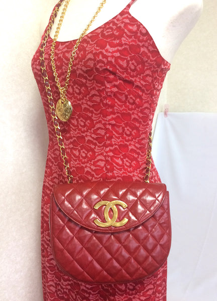 70's, 80's Vintage Chanel wine, bordeaux lambskin rare 2.55 double fla –  eNdApPi ***where you can find your favorite designer  vintages..authentic, affordable, and lovable.