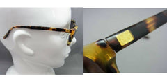 80's vintage Balenciaga French made tortoiseshell style marble brown frame sunglasses. Original mod style. 170208