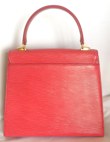 Vintage Valentino Garavani pink red epi leather handbag with round V l –  eNdApPi ***where you can find your favorite designer  vintages..authentic, affordable, and lovable.