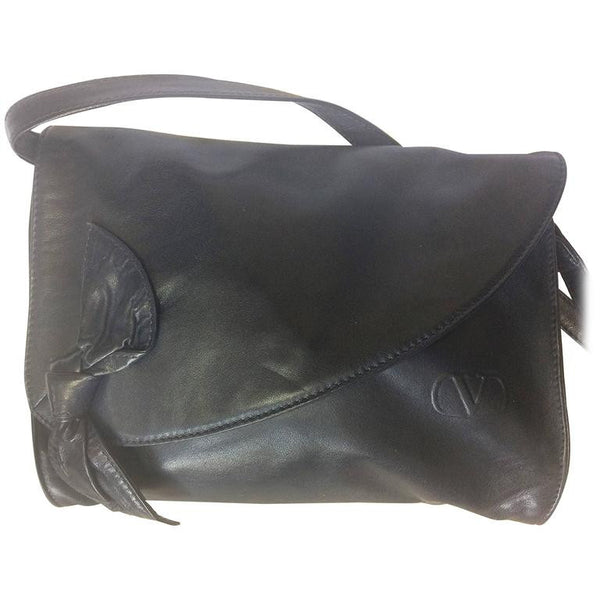 Valentino Garavani - Authenticated Vlogo Handbag - Leather Black for Women, Never Worn