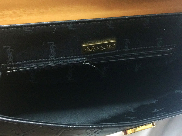 Leather handbag Saint Laurent Black in Leather - 30779349