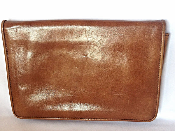 Vintage Yves Saint Laurent genuine dark brown leather mini document ba –  eNdApPi ***where you can find your favorite designer  vintages..authentic, affordable, and lovable.
