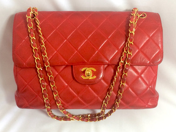 Vintage CHANEL lipstick red lambskin 2.55 classic jumbo, large shoulde –  eNdApPi ***where you can find your favorite designer vintages..authentic,  affordable, and lovable.