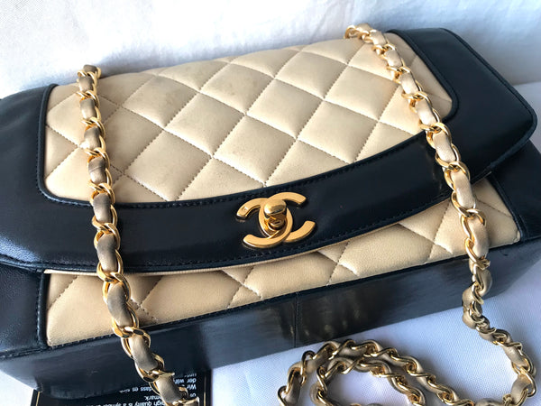 CHANEL, VINTAGE 2.55 FLAP BAG BLACK LAMBSKIN WITH GOLD HARDWARE, CIRCA  1970, Handbags and Accessories, 2020