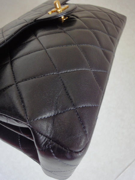 Vintage CHANEL black lambskin 2.55 classic jumbo, large shoulder bag w –  eNdApPi ***where you can find your favorite designer  vintages..authentic, affordable, and lovable.