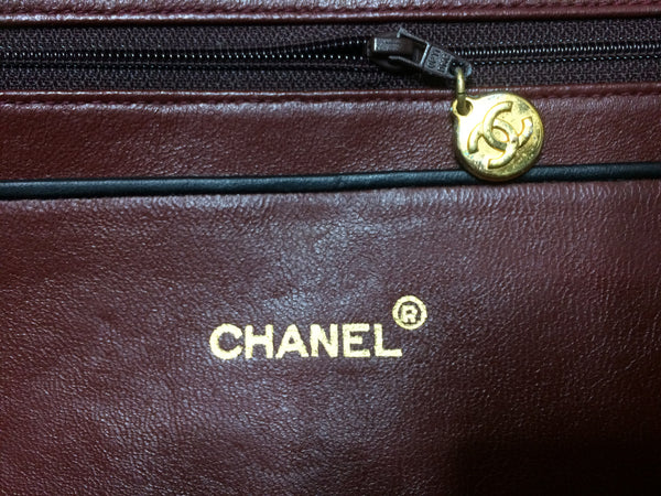 Vintage CHANEL black lambskin large classic bag with double golden cha – eNdApPi  ***where you can find your favorite designer vintages..authentic,  affordable, and lovable.
