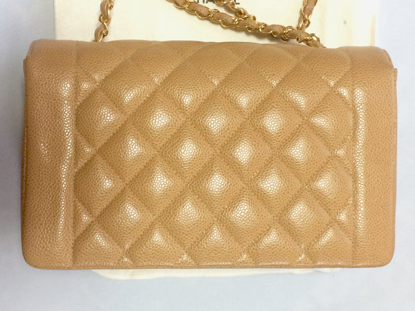 MINT. Vintage Chanel brown beige caviar leather 2.55 flap shoulder bag – eNdApPi  ***where you can find your favorite designer vintages..authentic,  affordable, and lovable.