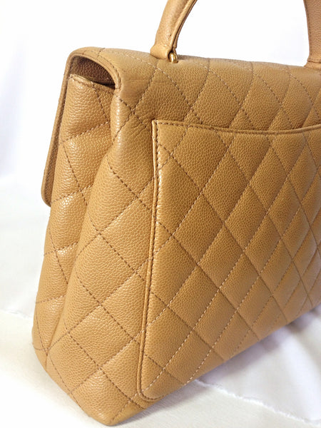 Reserved for tl. Vintage CHANEL beige caviar leather kelly handbag wit –  eNdApPi ***where you can find your favorite designer  vintages..authentic, affordable, and lovable.