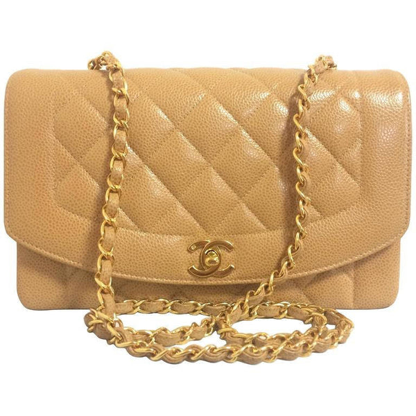 chanel small beige purse
