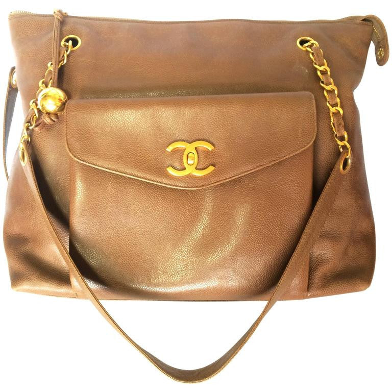 Vintage CHANEL camel brown caviar leather square shoulder bag with gol – eNdApPi  ***where you can find your favorite designer vintages..authentic,  affordable, and lovable.