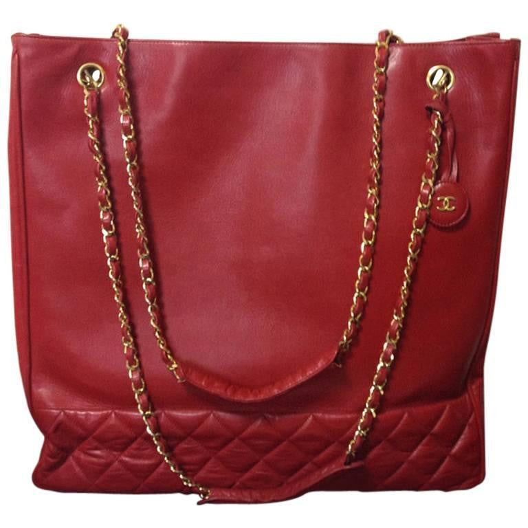 Reserved for RC. Vintage CHANEL lipstick red calf leather large tote b –  eNdApPi ***where you can find your favorite designer  vintages..authentic, affordable, and lovable.