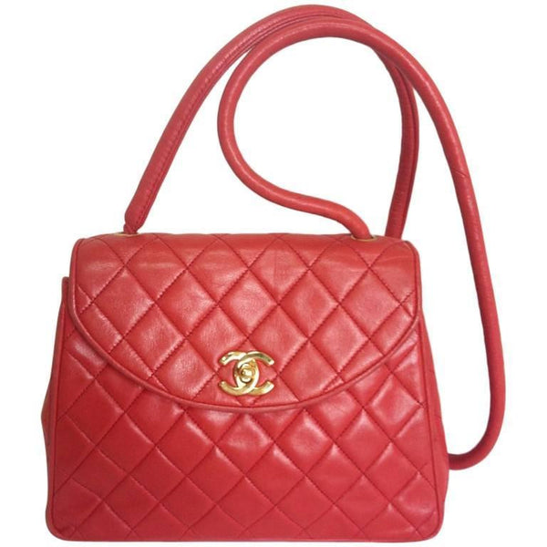 Vintage CHANEL lipstick red lamb leather shoulder bag with tube leathe – eNdApPi  ***where you can find your favorite designer vintages..authentic,  affordable, and lovable.