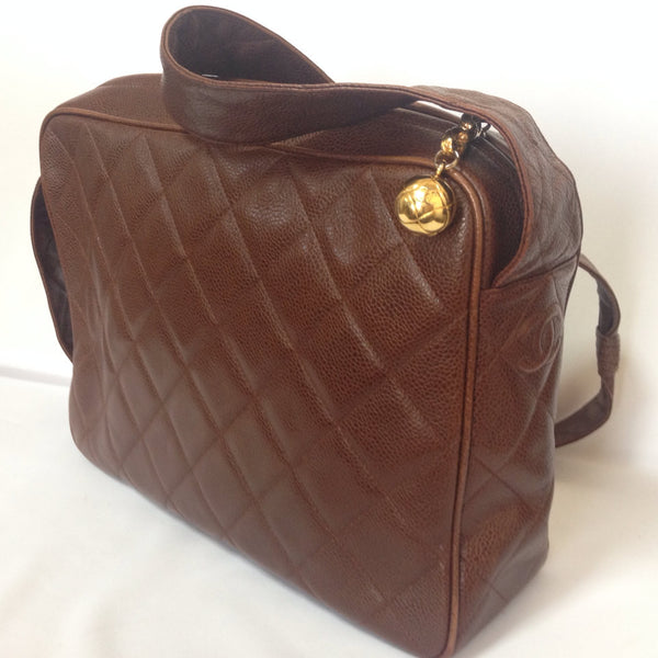 Vintage CHANEL dark brown caviar leather messenger large, jumbo should – eNdApPi  ***where you can find your favorite designer vintages..authentic,  affordable, and lovable.
