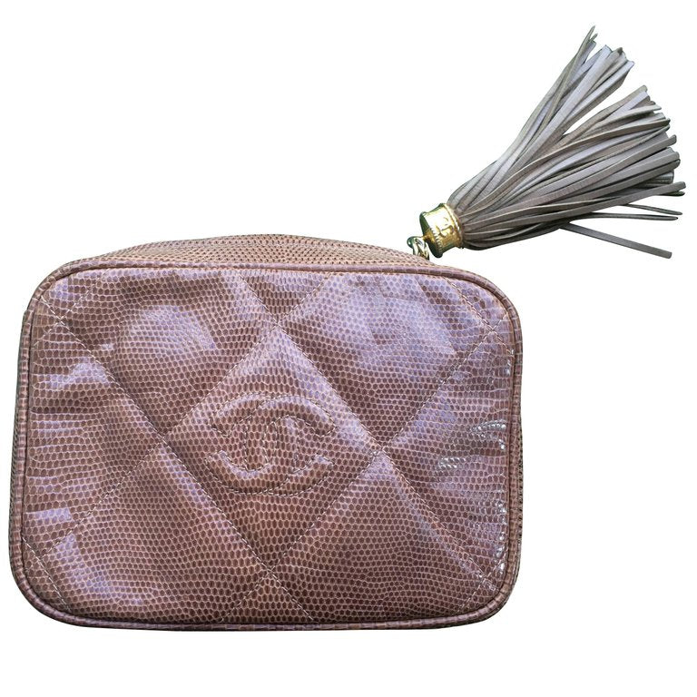 Chanel Lizard Handbag - 22 For Sale on 1stDibs