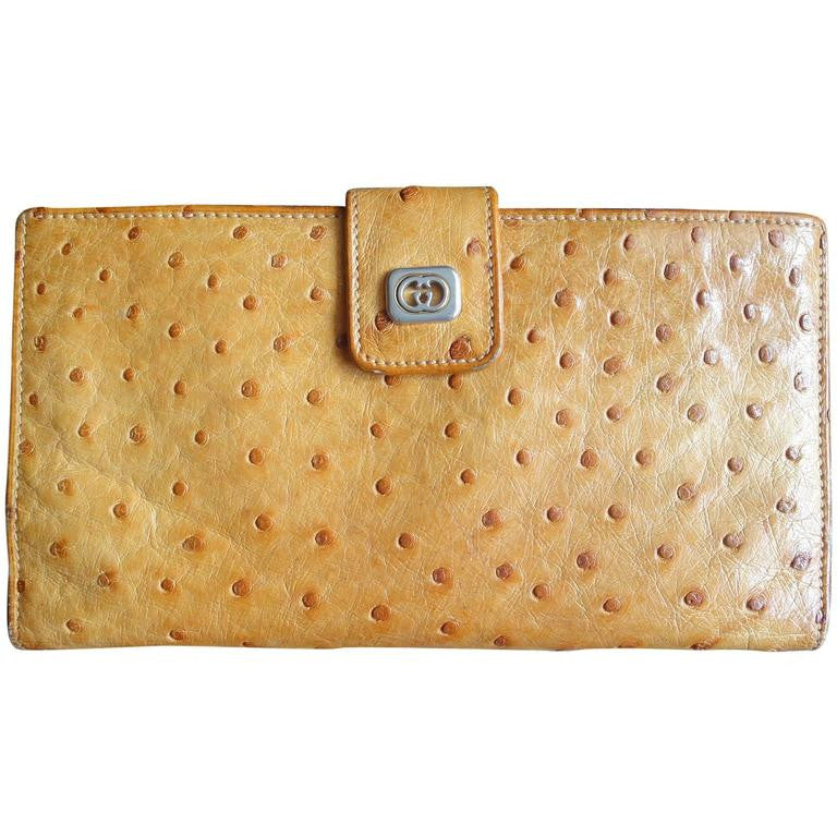Vintage GUCCI orange brown color genuine ostrich leather bolide bag st –  eNdApPi ***where you can find your favorite designer vintages..authentic,  affordable, and lovable.