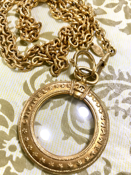 Chanel Vintage CC Mirror Pendant Necklace - Gold-Plated Pendant Necklace,  Necklaces - CHA909913