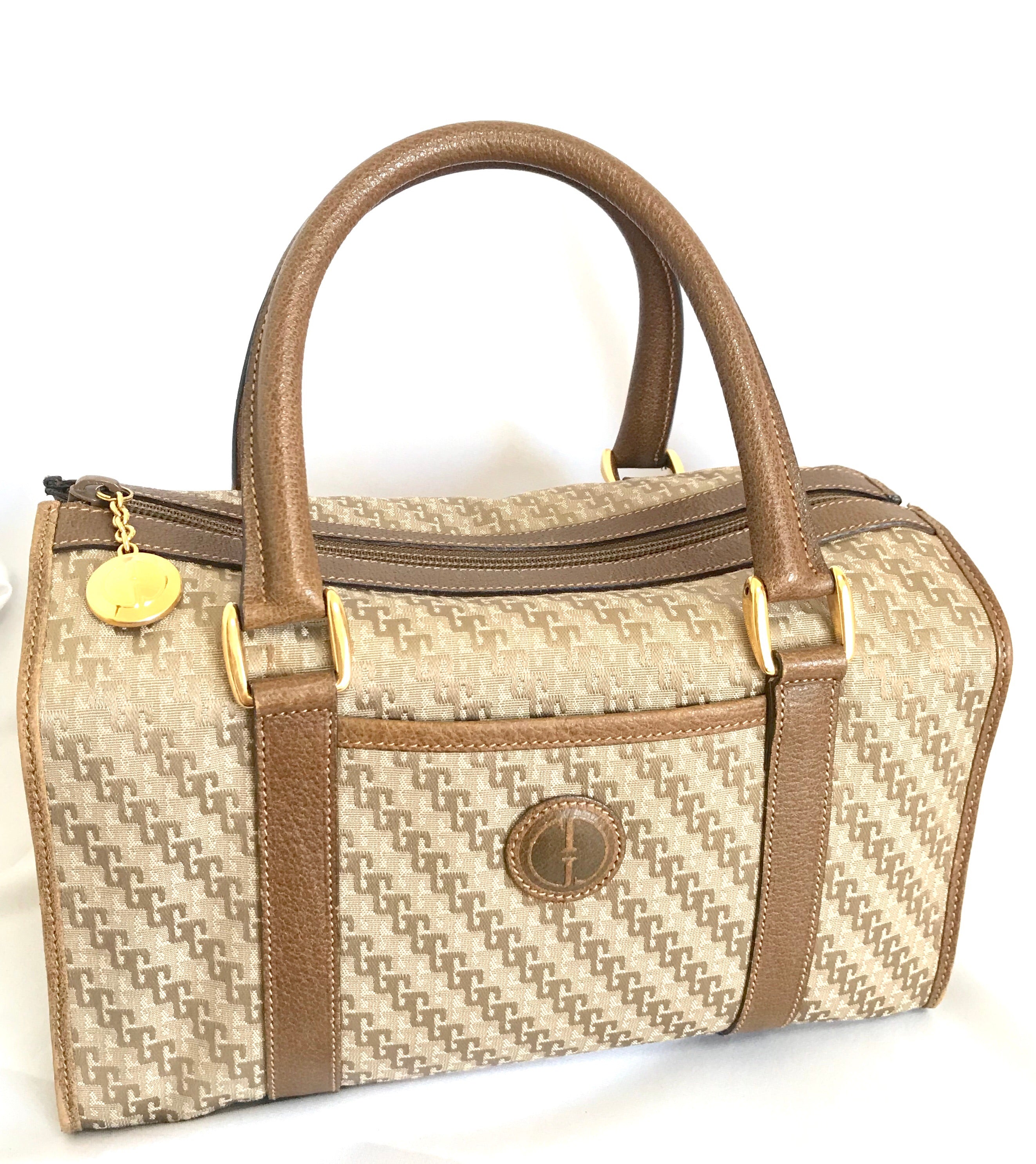 vintage gucci handbag. Brown speedy