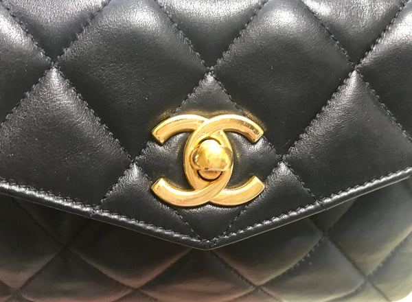 SG Stock Sale* Chanel Vintage Belt Waist Bag Lambskin Black, Luxury, Bags &  Wallets on Carousell